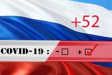 За сутки в России зарегистрировано 52 новых случая COVID-19